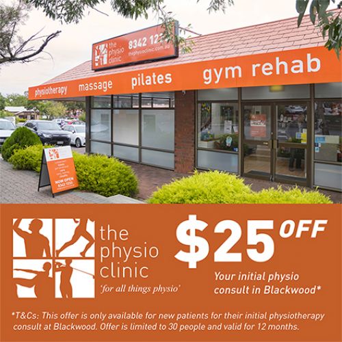 $25 OFF your initial Physio Consult